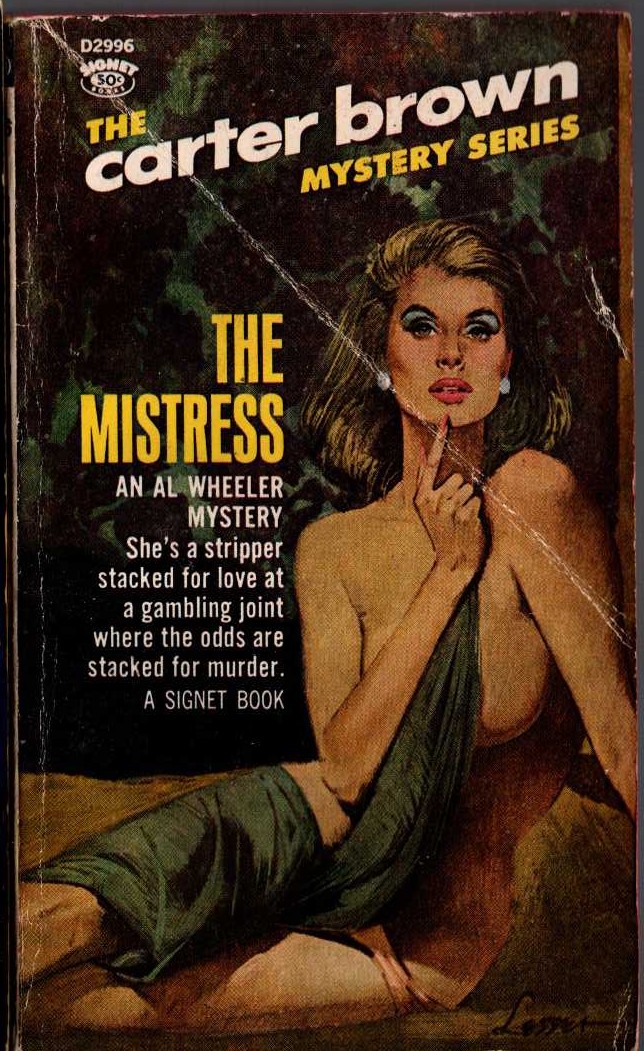 Carter Brown  THE MISTRESS front book cover image