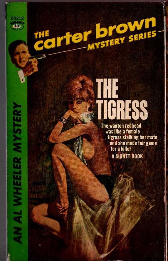 Carter Brown  THE TIGRESS front book cover image
