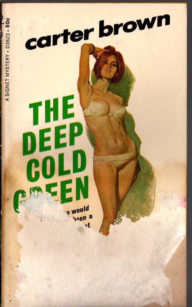 Carter Brown  THE DEEP COLD GREEN front book cover image