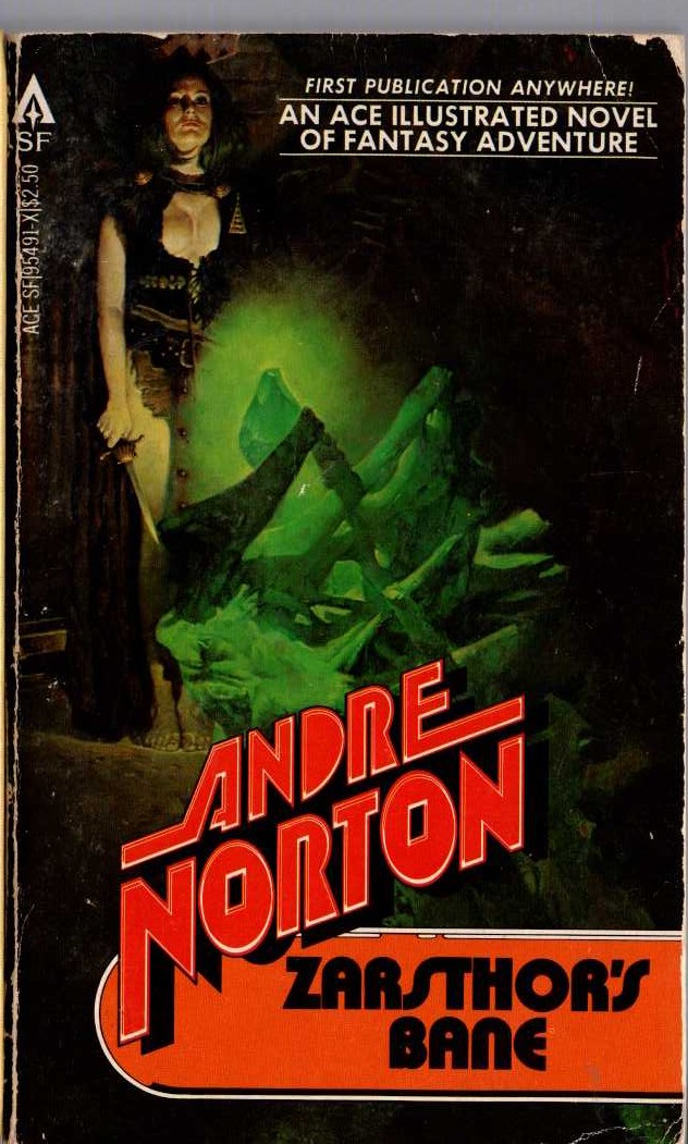 Andre Norton  ZARSTHOR'S BANE front book cover image