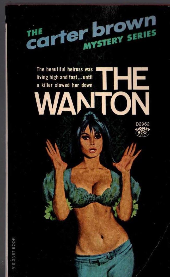 Carter Brown  THE WANTON front book cover image