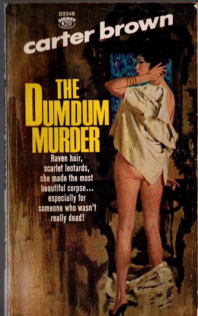 Carter Brown  THE DUMDUM MURDER front book cover image