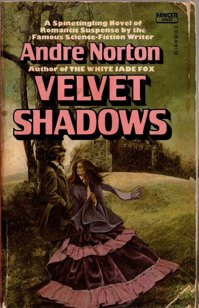 Andre Norton  VELVET SHADOWS front book cover image