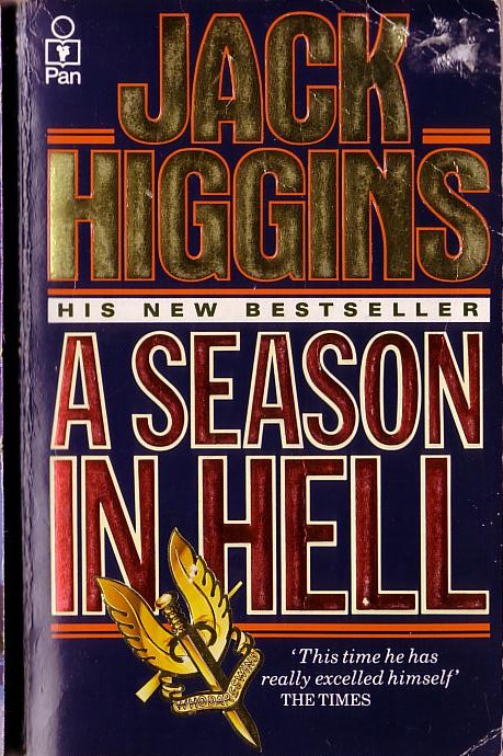 Jack Higgins  A SEASON IN HELL front book cover image