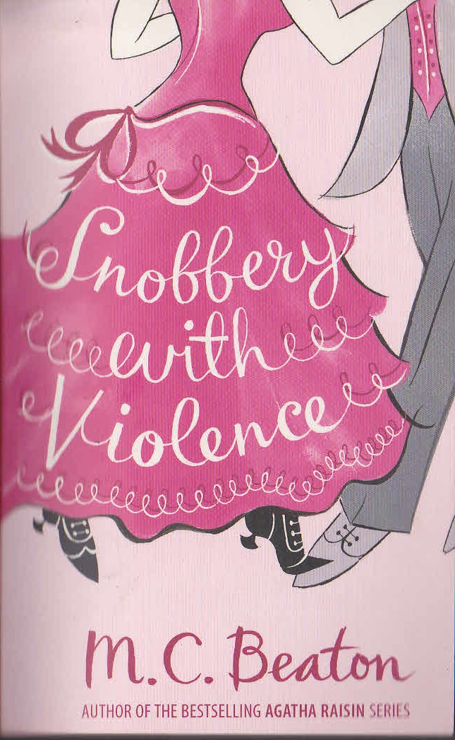 M.C. Beaton  SNOBBERY WITH VIOLENCE front book cover image