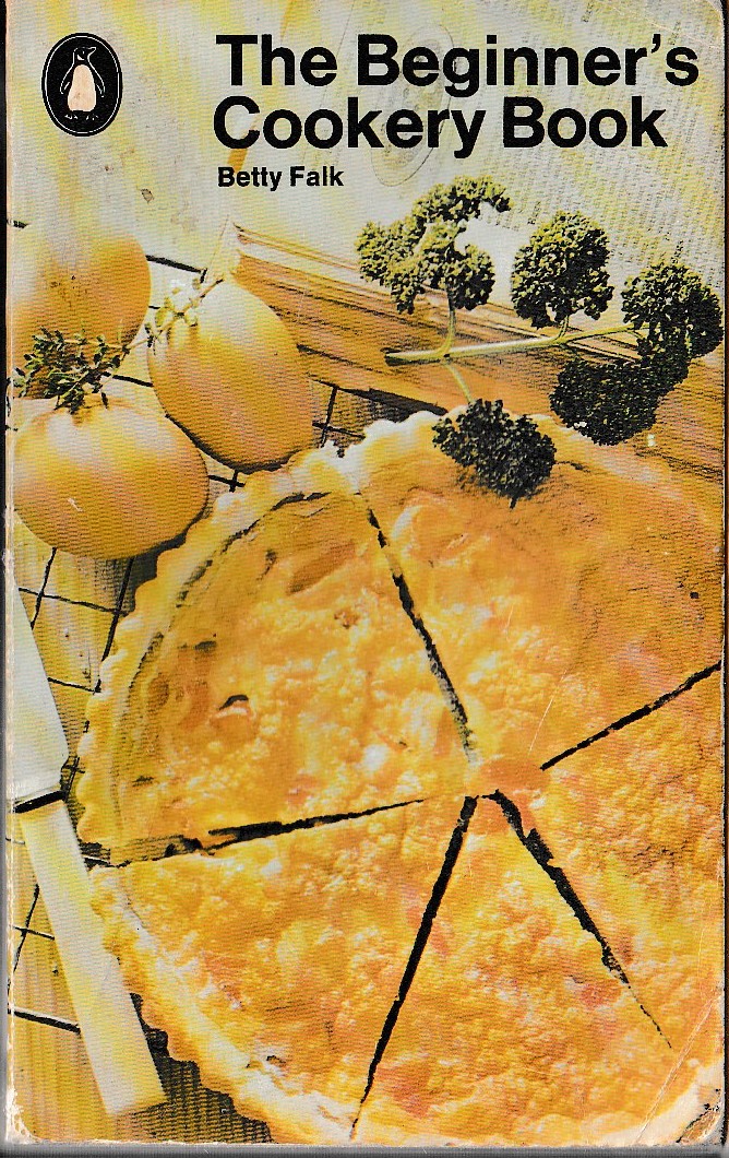 The BEGINNER'S COOKERY BOOK by Betty Falk  front book cover image