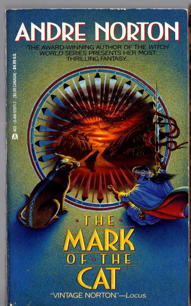Andre Norton  THE MARK OF THE CAT front book cover image