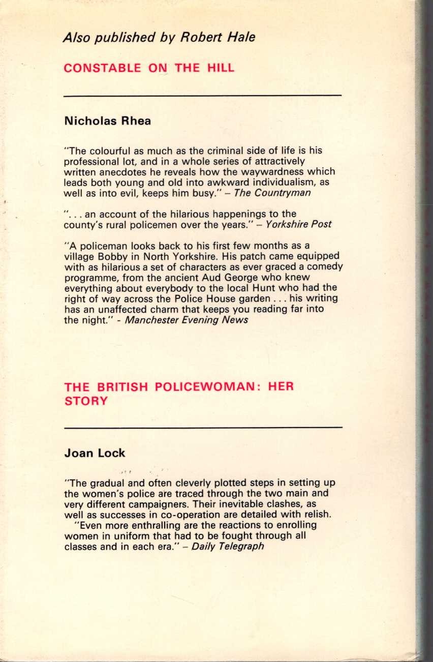 CONSTABLE ON THE PROWL magnified rear book cover image