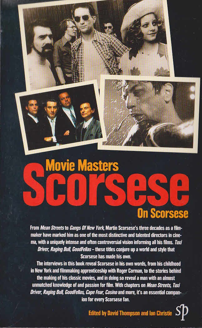 SCORSESE ON SCORSESE magnified rear book cover image