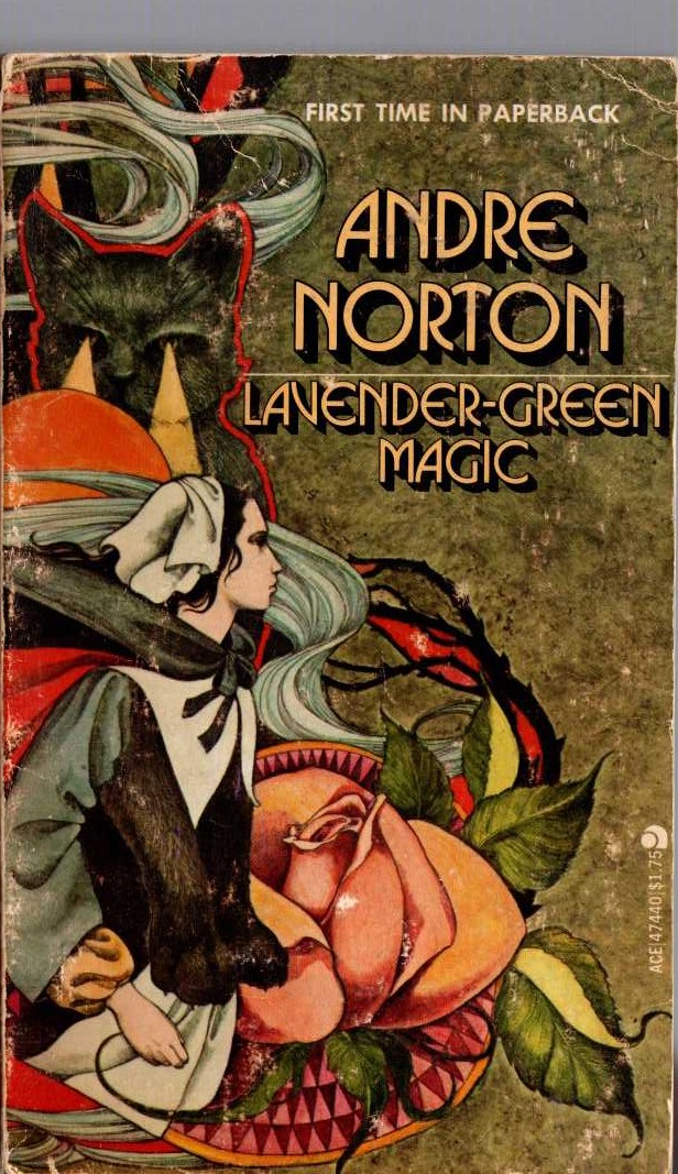 Andre Norton  LAVENDER-GREEN MAGIC front book cover image