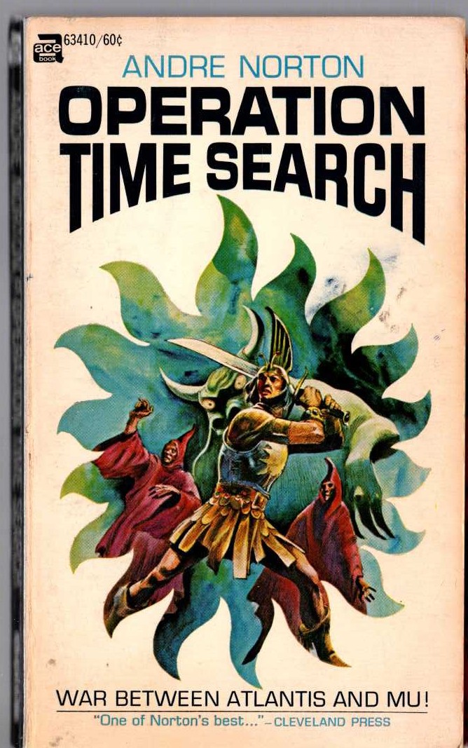 Andre Norton  OPERATION TIME SEARCH front book cover image