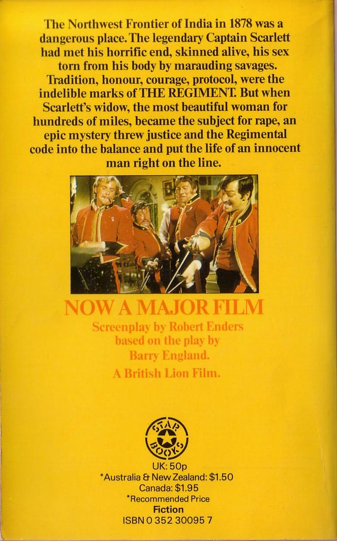 Rupert Croft-Cooke  CONDUCT UNBECOMING (Michael York..) magnified rear book cover image