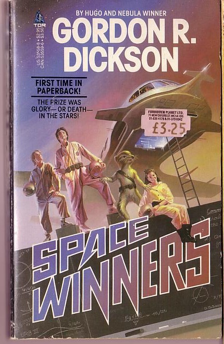 Gordon R. Dickson  SPACE WINNERS front book cover image