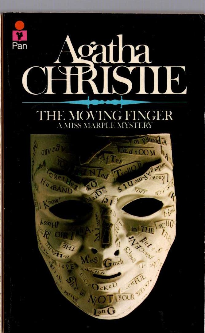 Agatha Christie  THE MOVING FINGER front book cover image