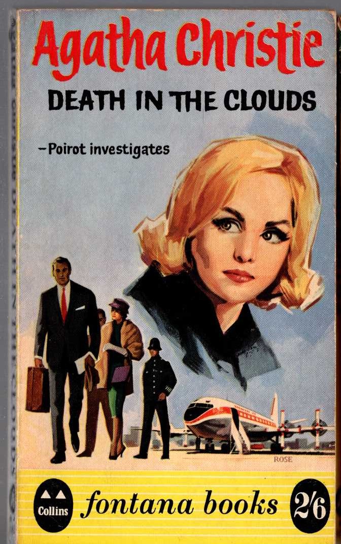 Agatha Christie  DEATH IN THE CLOUDS front book cover image