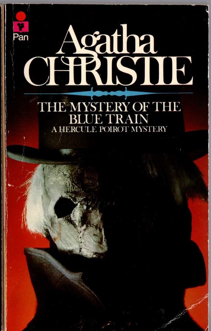 Agatha Christie  THE MYSTERY OF THE BLUE TRAIN front book cover image