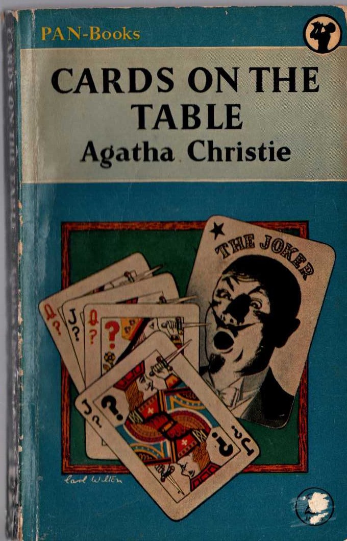 Agatha Christie  CARDS ON THE TABLE front book cover image