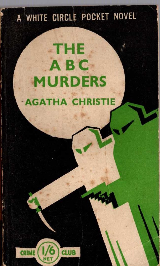 Agatha Christie  THE ABC MURDERS front book cover image