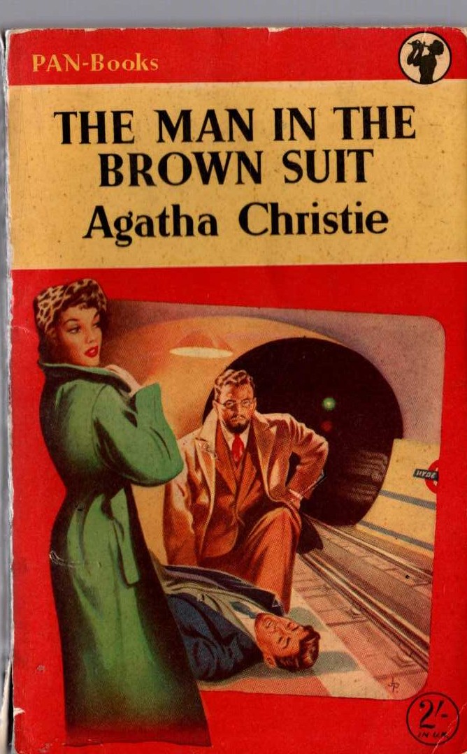 Agatha Christie  THE MAN IN THE BROWN SUIT front book cover image