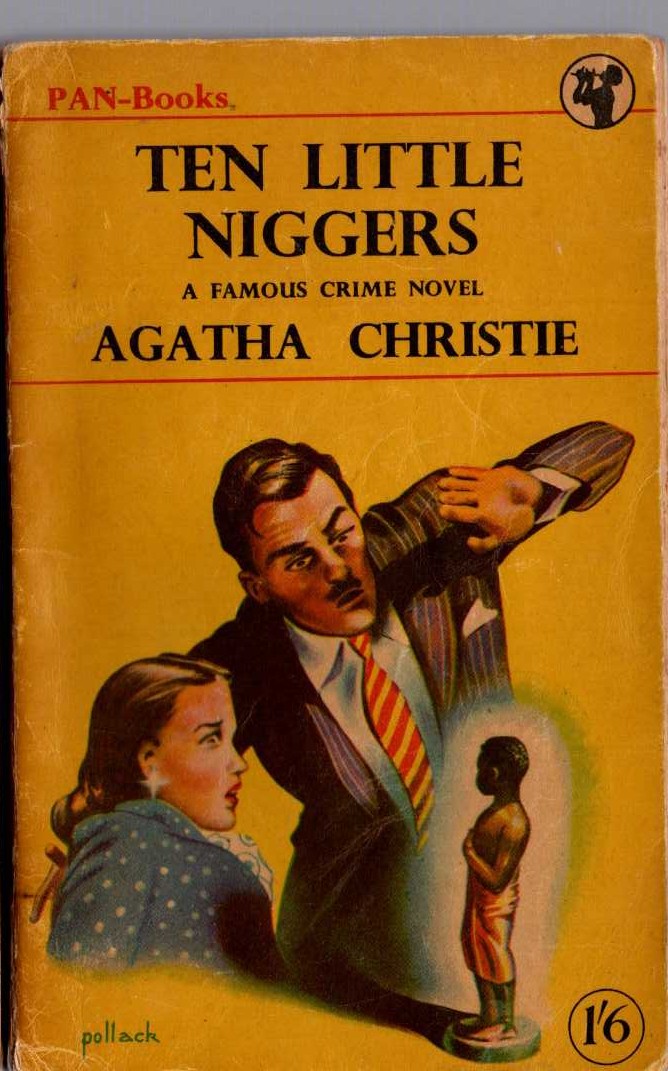 Agatha Christie  TEN LITTLE NIGGERS front book cover image