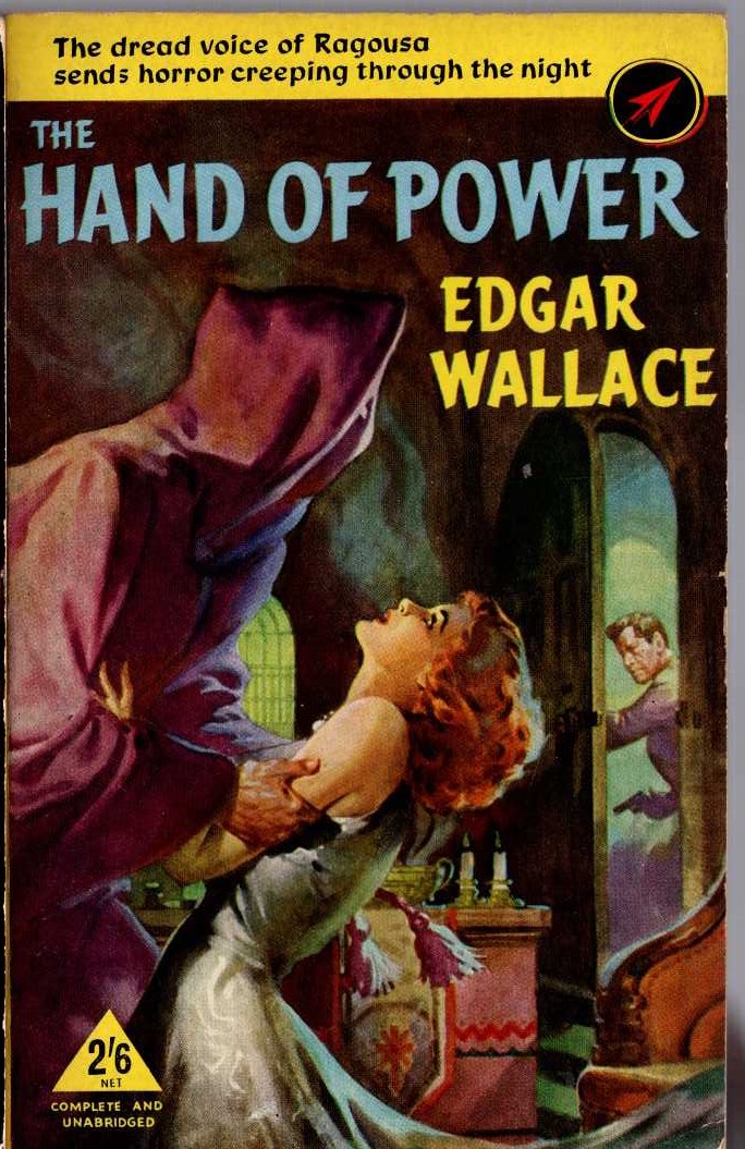 Edgar Wallace  THE HAND OF POWER front book cover image