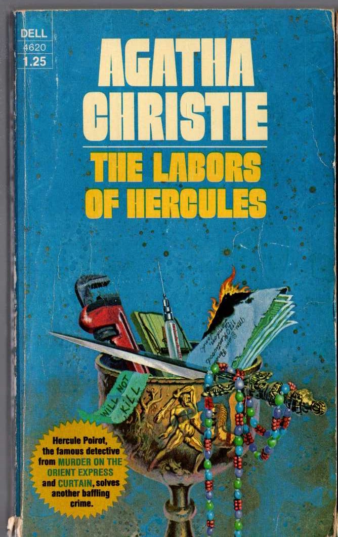 Agatha Christie  THE LABORS OF HERCULES front book cover image