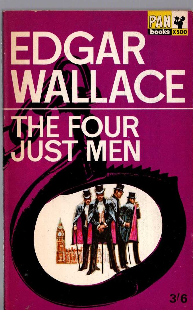 Edgar Wallace  THE FOUR JUST MEN front book cover image