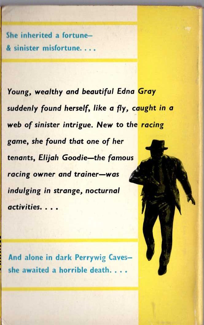 Edgar Wallace  THE GREEN RIBBON magnified rear book cover image