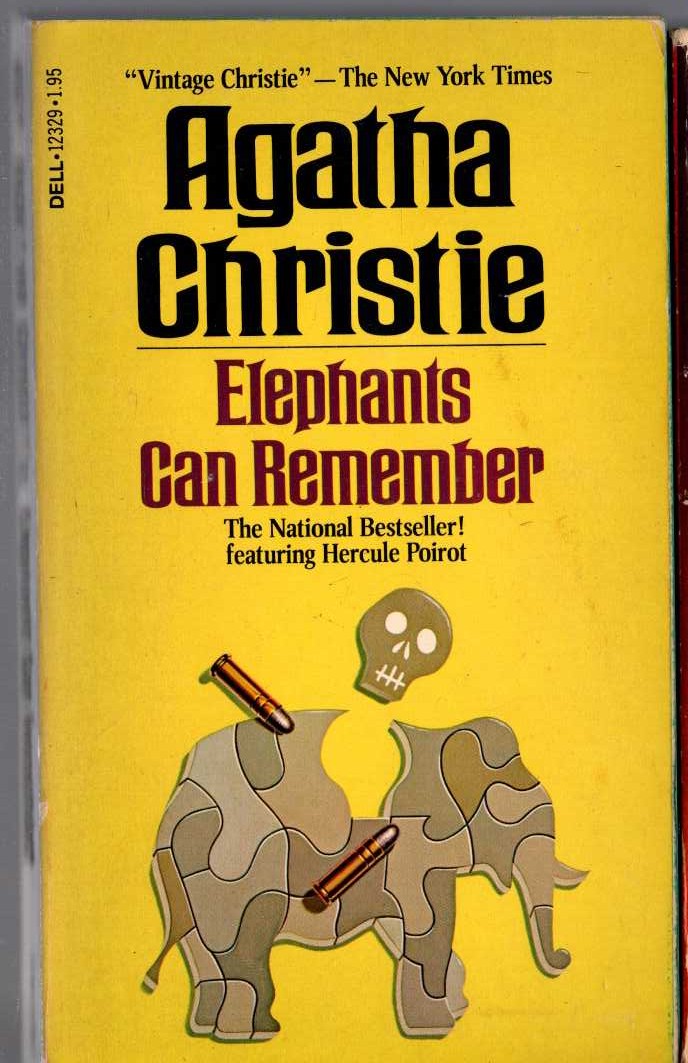 Agatha Christie  ELEPHANTS CAN REMEMBER front book cover image