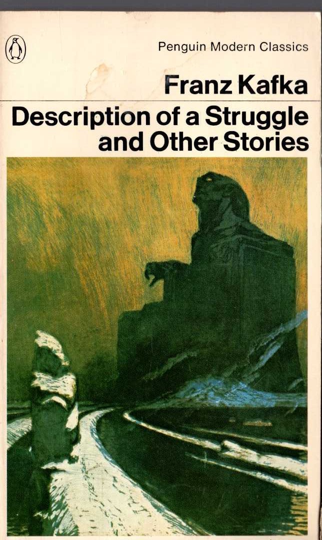 Franz Kafka  DESCRIPTION OF A STRUGGLE and Other Stories front book cover image