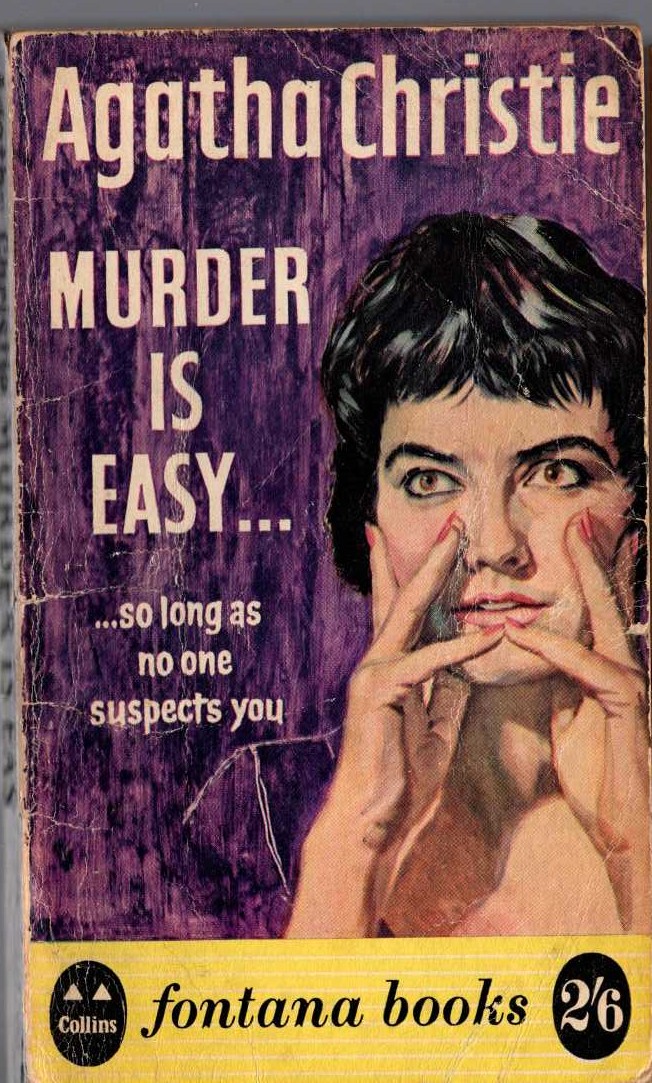 Agatha Christie  MURDER IS EASY front book cover image