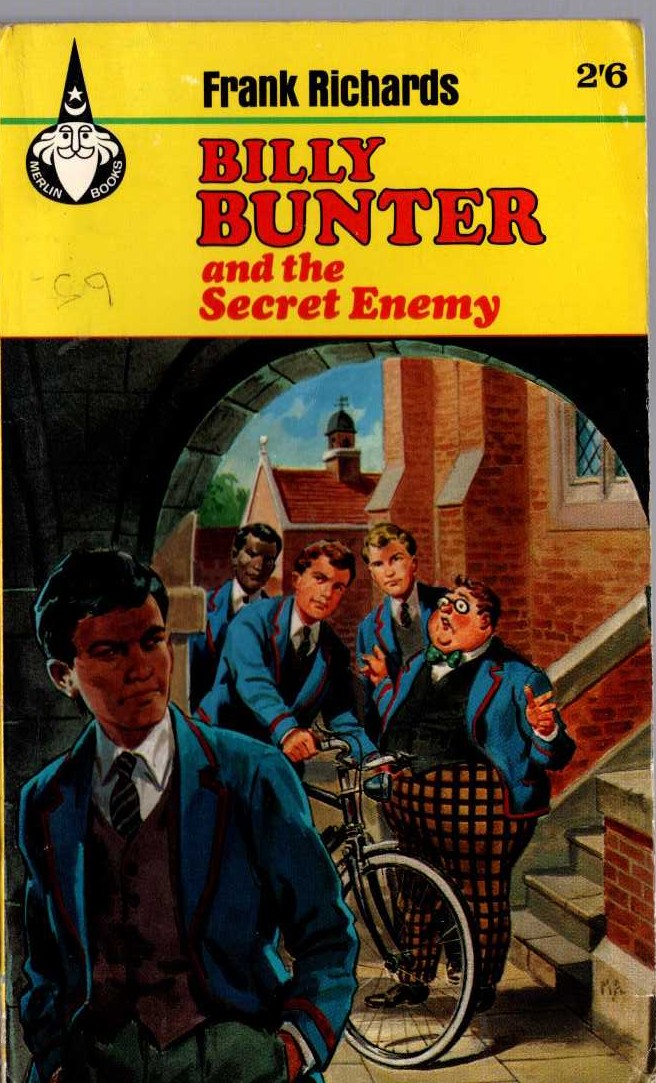 Frank Richards  BILLY BUNTER AND THE SECRET ENEMY front book cover image