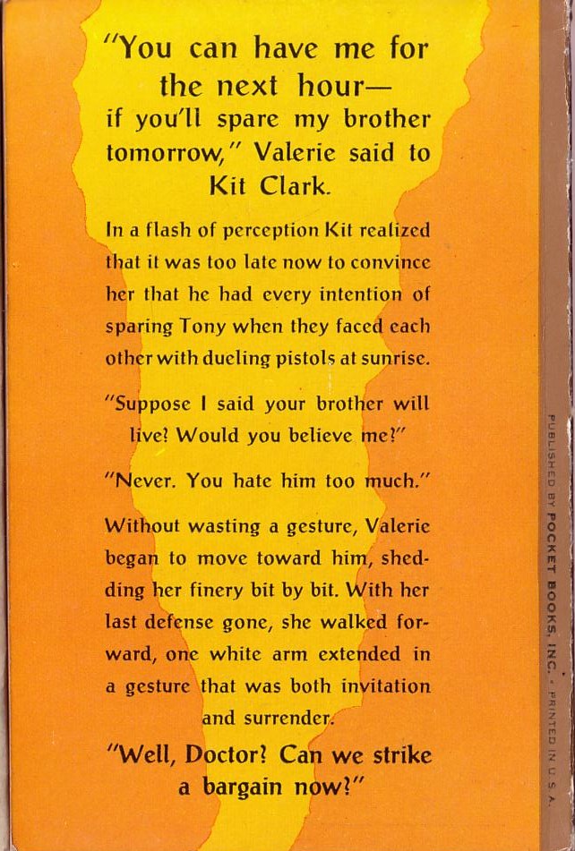 Frank G. Slaughter  STORM HAVEN magnified rear book cover image