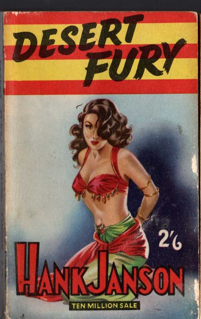 Hank Janson  DESERT FURY front book cover image