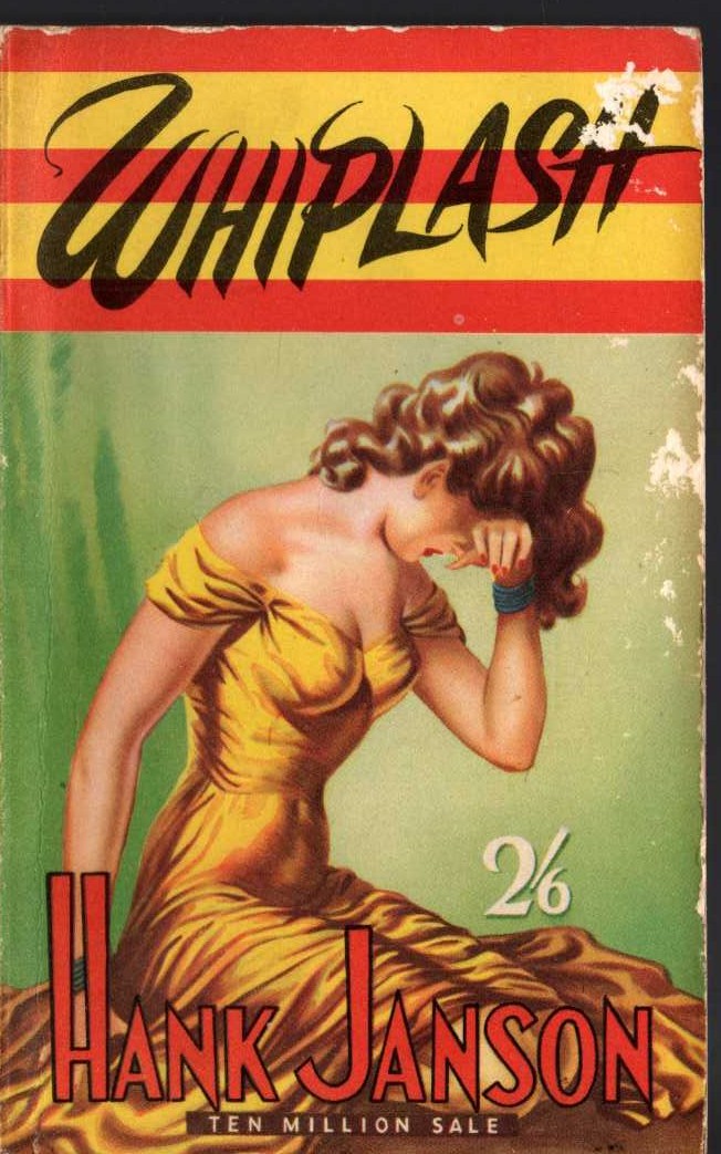 Hank Janson  WHIPLASH front book cover image
