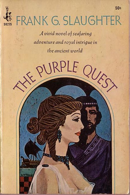 Frank G. Slaughter  THE PURPLE QUEST front book cover image