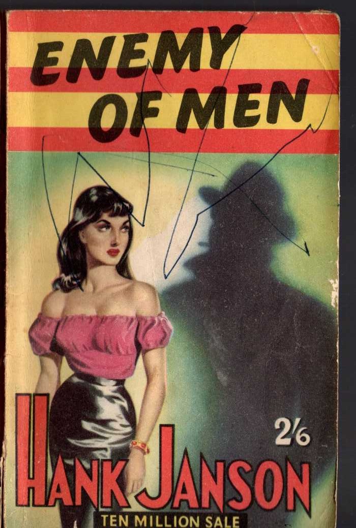 Hank Janson  ENEMY OF MEN front book cover image