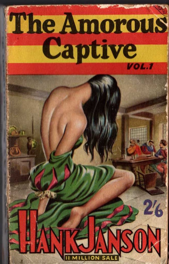 Hank Janson  THE AMOROUS CAPTIVE. Volume 1 front book cover image