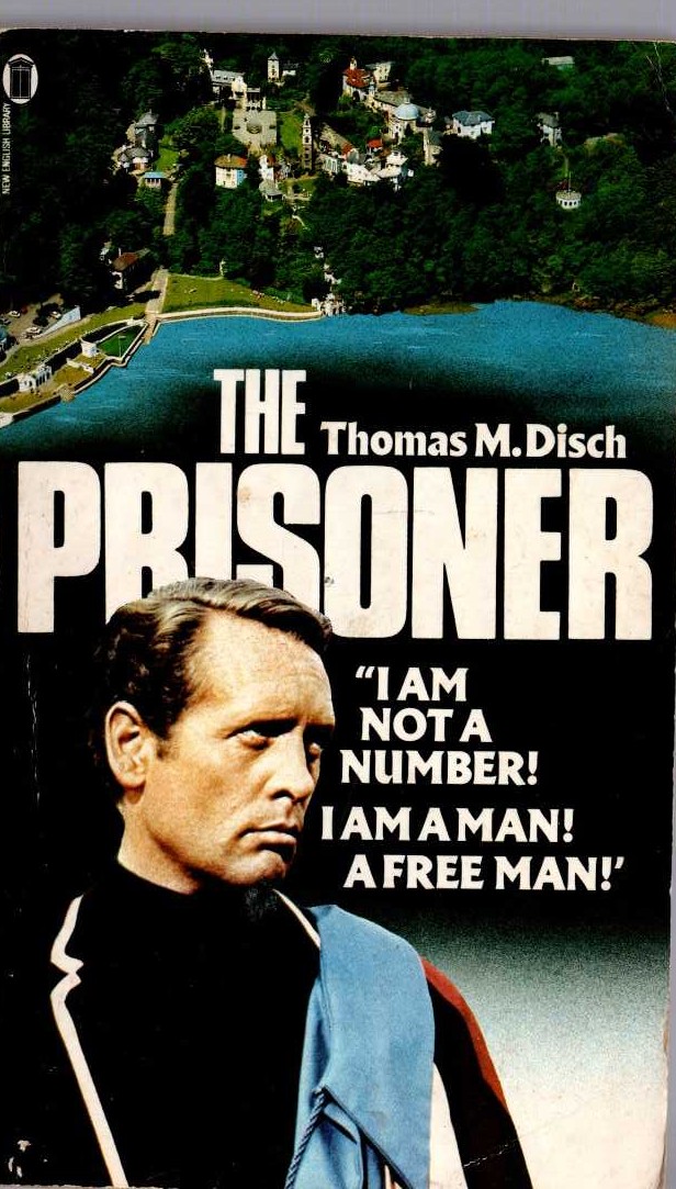 Thomas M. Disch  THE PRISONER (Patrick McGoohan) front book cover image