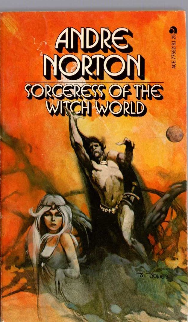 Andre Norton  SORCERESS OF THE WITCH WORLD front book cover image