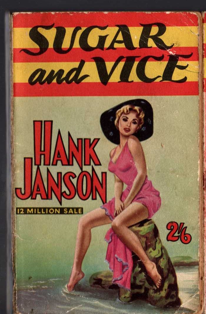 Hank Janson  SUGAR AND VICE front book cover image