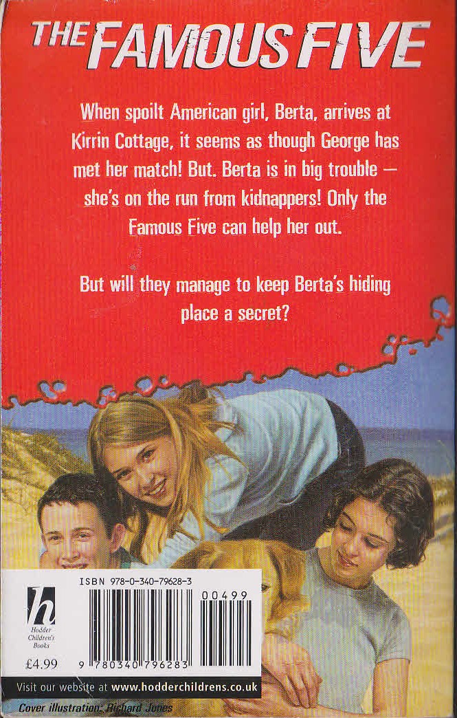 Enid Blyton  FIVE HAVE PLENTY OF FUN magnified rear book cover image