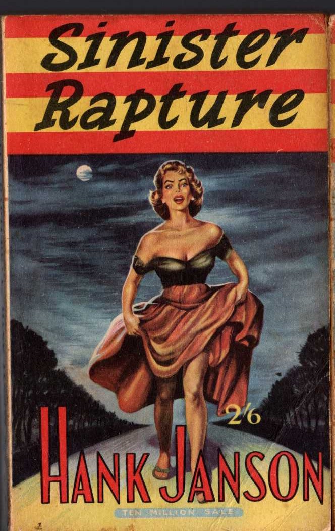 Hank Janson  SINISTER RAPTURE front book cover image