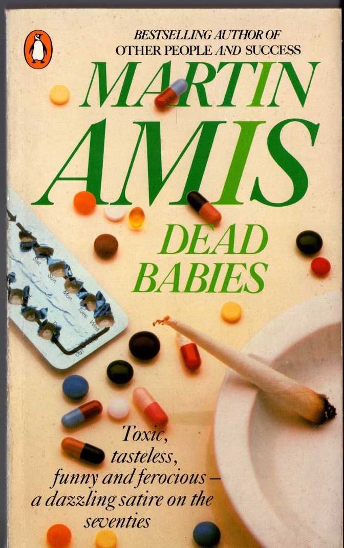 Martin Amis  DEAD BABIES front book cover image