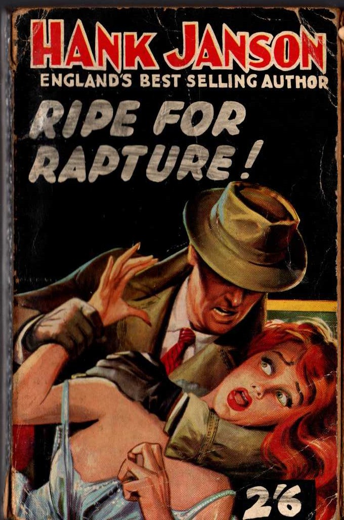 Hank Janson  RIPE FOR RAPTURE front book cover image