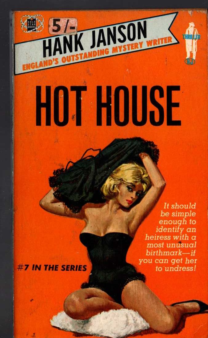 Hank Janson  HOT HOUSE front book cover image