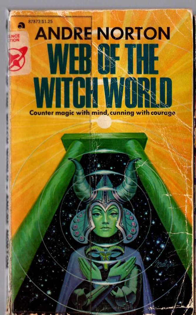 Andre Norton  WEB OF THE WITCH WORLD front book cover image