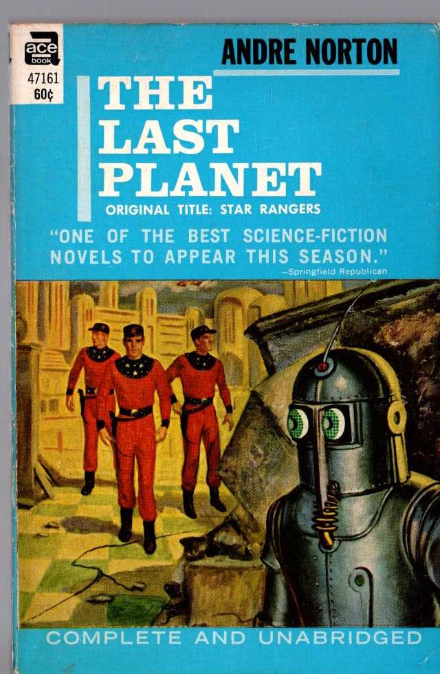Andre Norton  THE LAST PLANET front book cover image