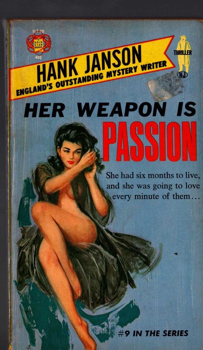 Hank Janson  HER WEAPON IS PASSION front book cover image