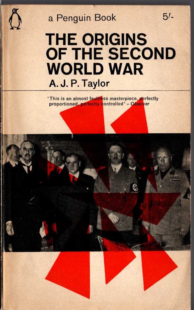 A.J.P. Taylor  THE ORIGINS OF THE SECOND WORLD WAR front book cover image
